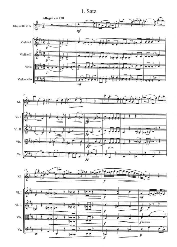 Partitur_Klarinettenquintett